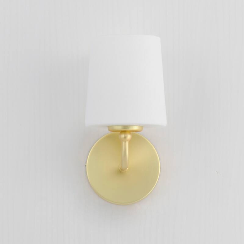 Maxim 12091SW Bristol 10" Tall Bathroom Sconce with Frosted Glass