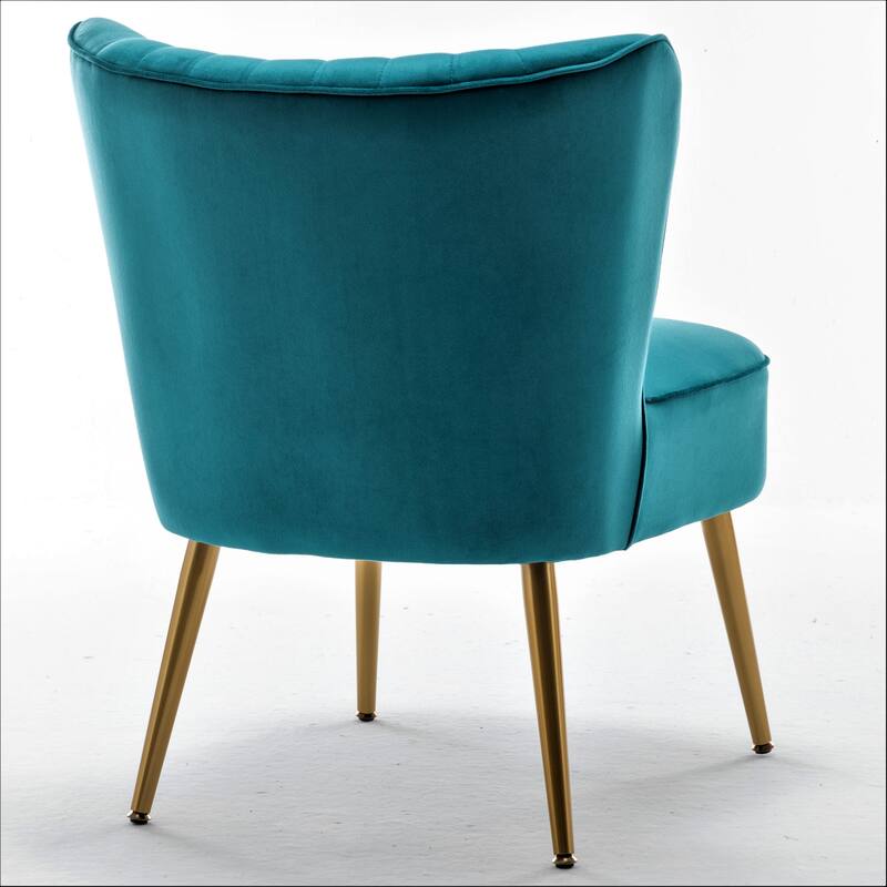 Sauter 23.2" Wide Mid-Century Modern Microfiber Accent Chair