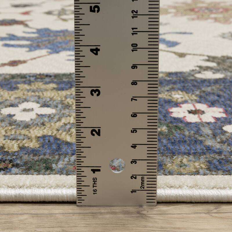 Style Haven Henretta Global Persian Inspired Fringe Edge Area Rug