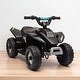 preview thumbnail 1 of 14, 6V Kids ATV Ride-On Quad, Electric Battery Powered 4-Wheeler with Forward/Reverse Switch for Toddlers 18-36 Months Black