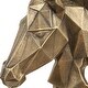 preview thumbnail 5 of 3, Uttermost Chiseled Horse Bust Sculpture
