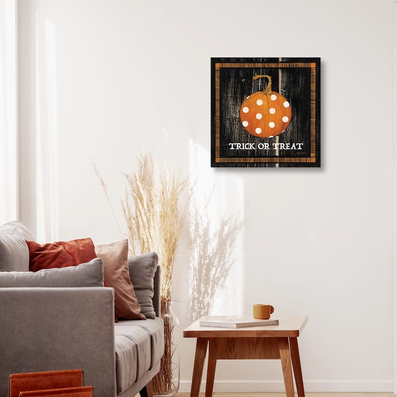 Trick or Treat Pumpkin by Avery Tillmon Canvas Art Print