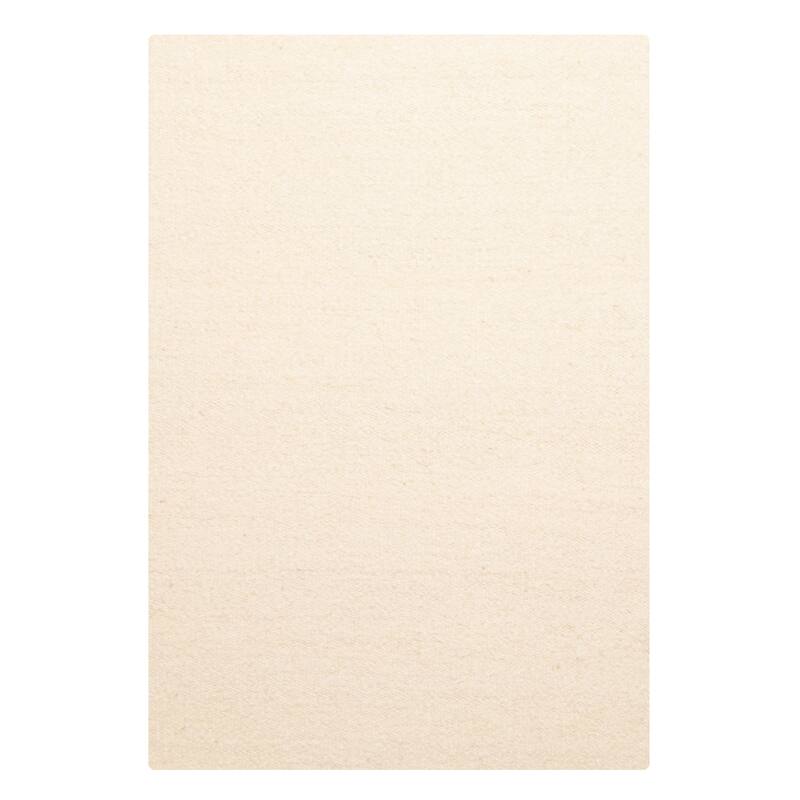 ECARPETGALLERY Braid weave Sienna Cream Wool Rug - 4'0 x 6'0