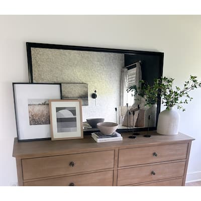Frame My Mirror Black Framed Mirror, Geneva Design