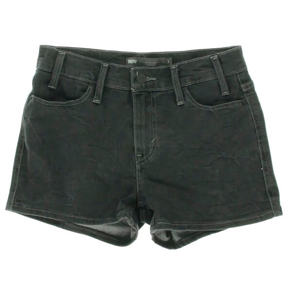 levi stretch shorts womens