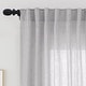 preview thumbnail 16 of 46, Linen Blend Light Filtering Back Tab/Rod Pocket Panel Pair(Set of 2)