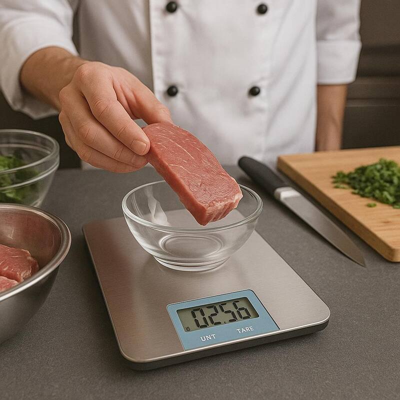 Creative Home Stainless Steel Digital Kitchen Scale with LCD Display