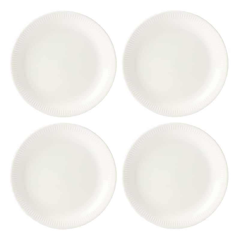Profile White Porcelain 4Piece Dinner Plate Set Bed Bath & Beyond