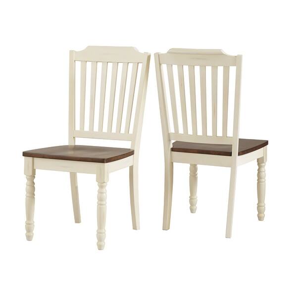 Mackenzie Country Style Two-tone Dining Chairs (Set of 2) by iNSPIRE Q Classic