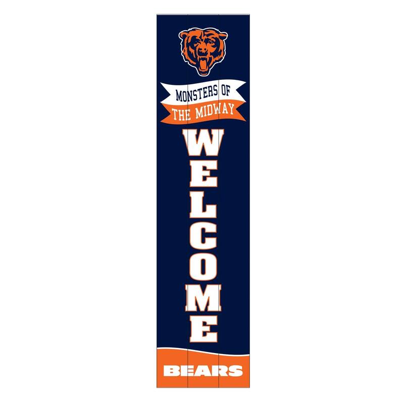 47" Porch Leaner Welcome Wall Sign, Chicago Bears