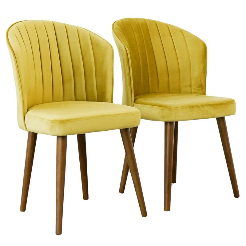Dining Chair Set of 2 - Gold