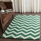 preview thumbnail 93 of 126, SAFAVIEH Handmade Chatham Gunda Modern Moroccan Wool Rug 3' x 5' - Teal/Ivory