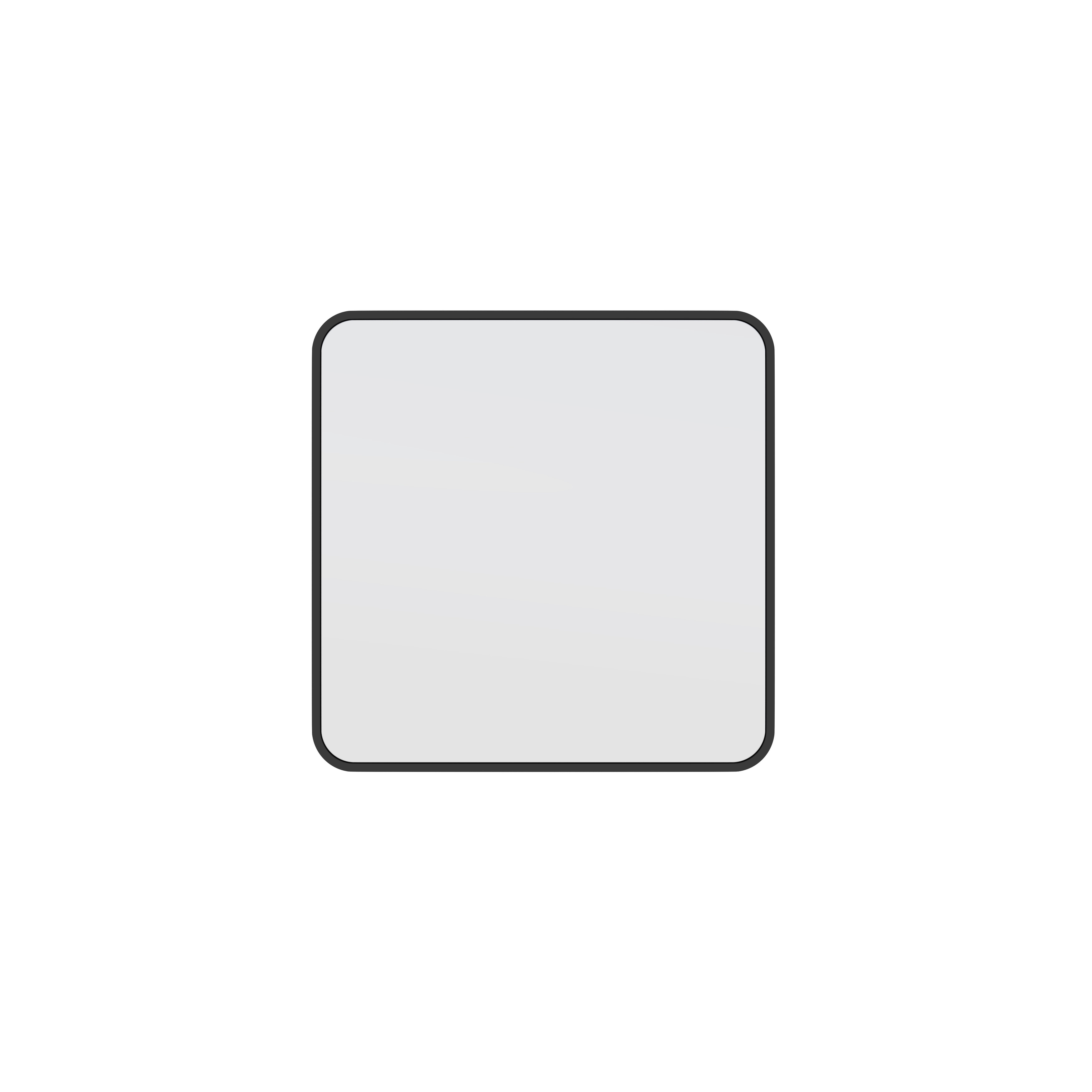 Glass Warehouse 22 in. H x 22 in. W Radius Corner Stainless Steel Framed Mirror