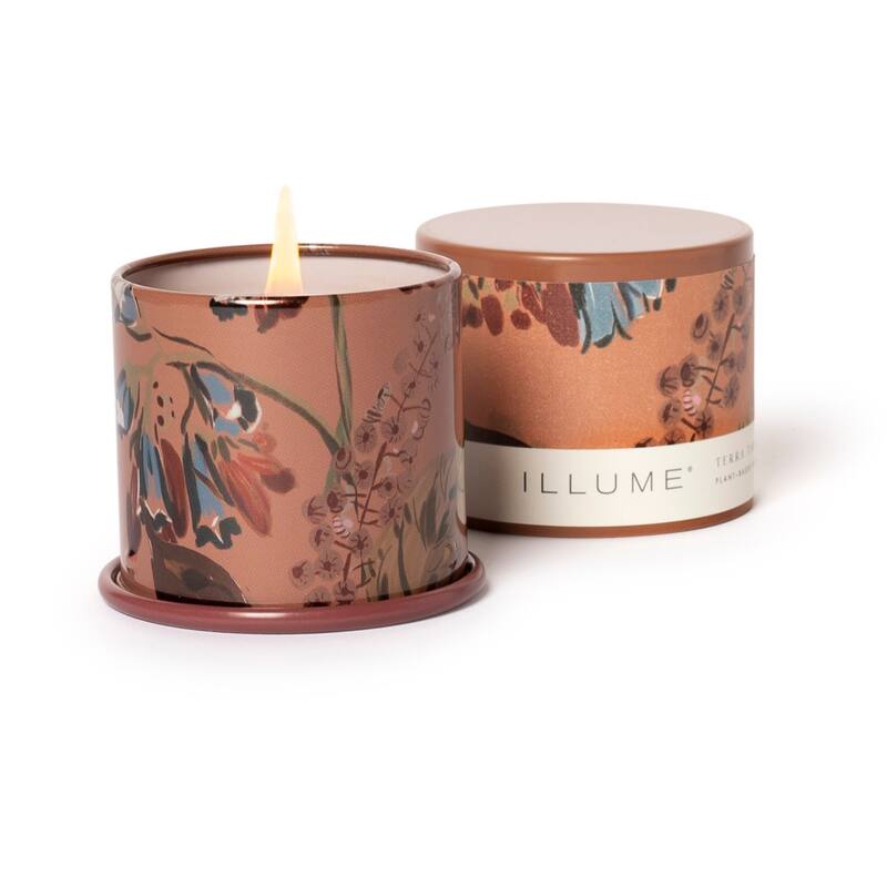 Beautifully Done Essentials Terra Tabac Demi Vanity Tin Scented Candle