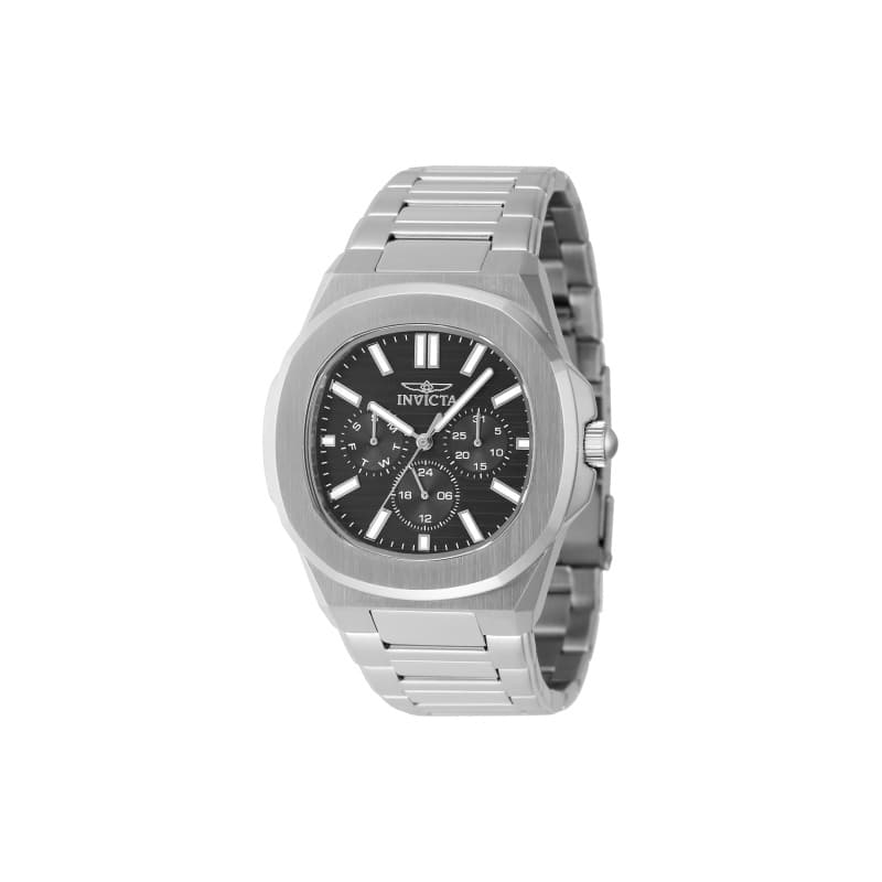 Invicta Men's 48325 Speedway Quartz 3 Hand Black Dial Watch