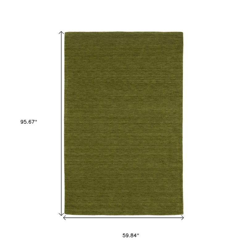 HomeRoots Solid Color Casual Rectangle Area Rug