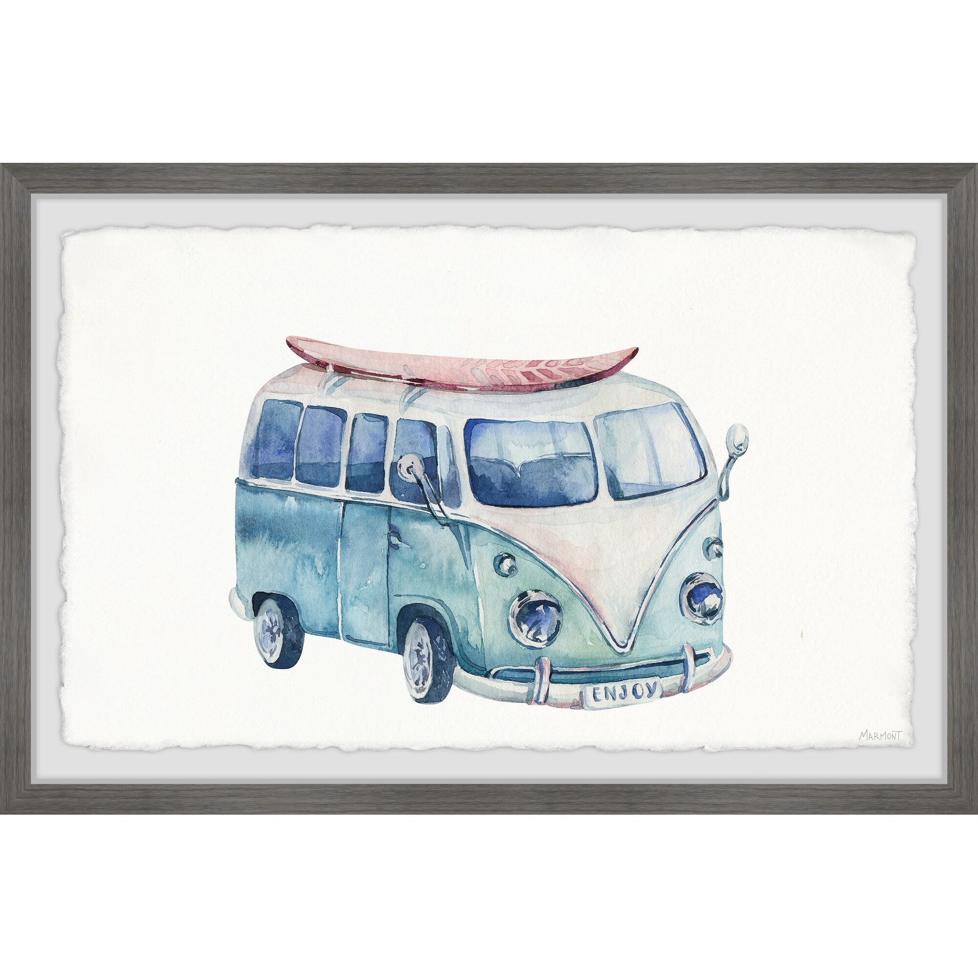 Surfer Road Trip' Framed Painting Print - Bed Bath & Beyond - 34070404