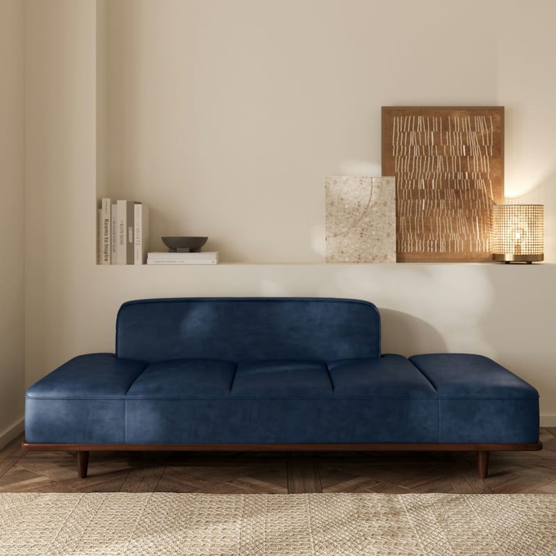 Poly & Bark Jasper Daybed - Full Grain Genuine Italian Leather
