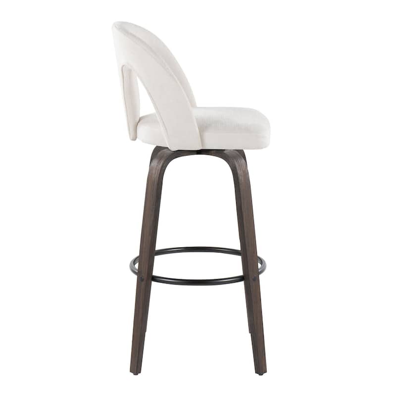 Ava Upholstered 30" Fixed-Height Counter Stool - Set of 2