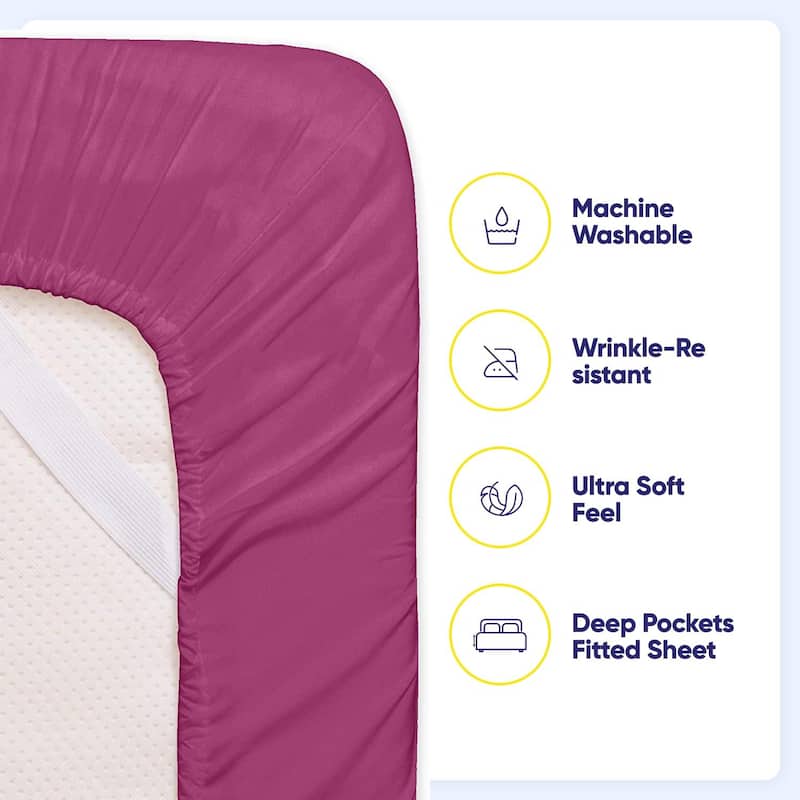 Sweet Home Collection Luxurious Ultra Soft 6-Piece Bed Sheet Set