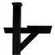 preview thumbnail 17 of 36, HIGHWOOD Eco-friendly Hazleton Mailbox Post Black