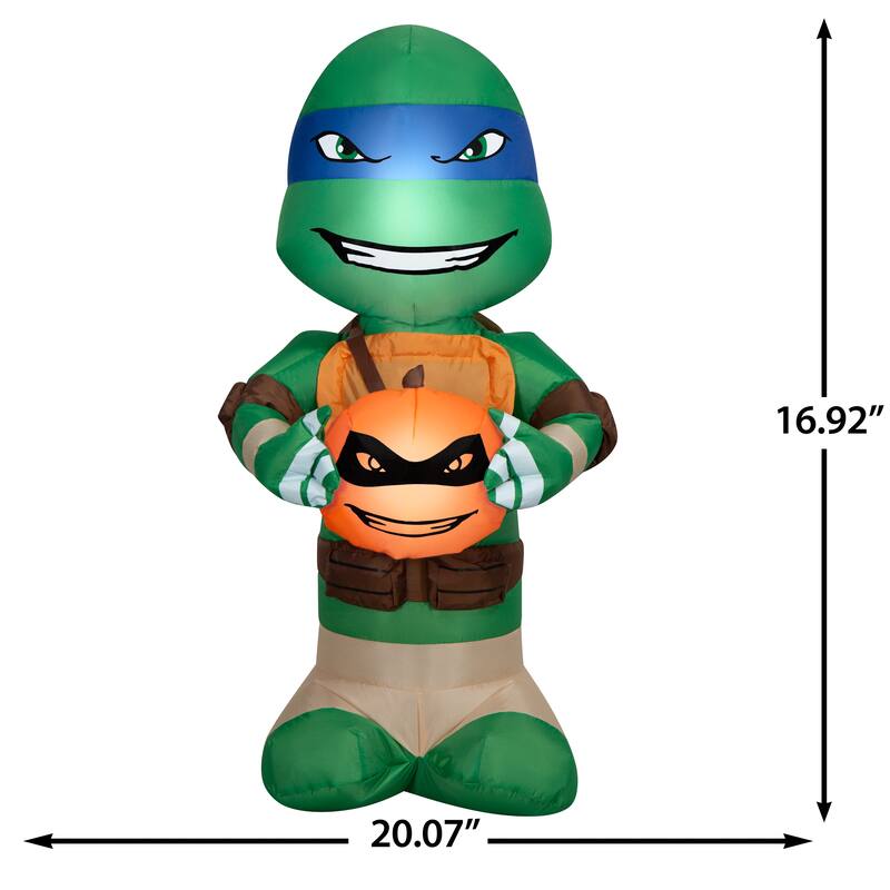 Airblown-Big Head Leonardo w/Pumpkin-Nick