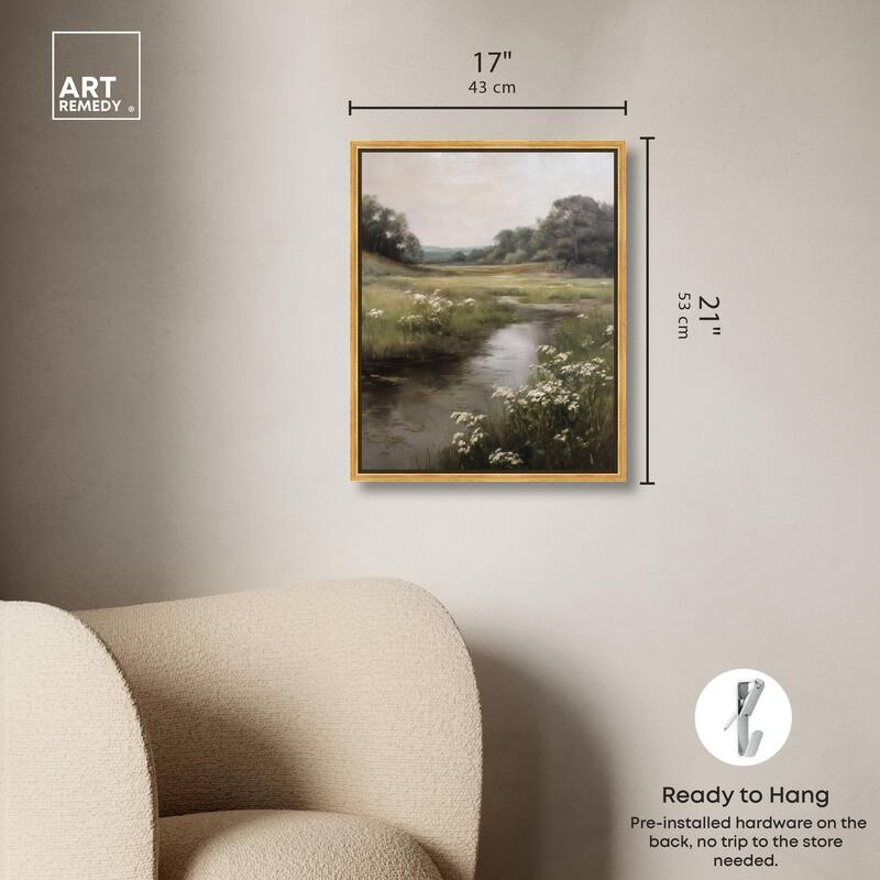 Quiet Waters Canvas by Art Remedy