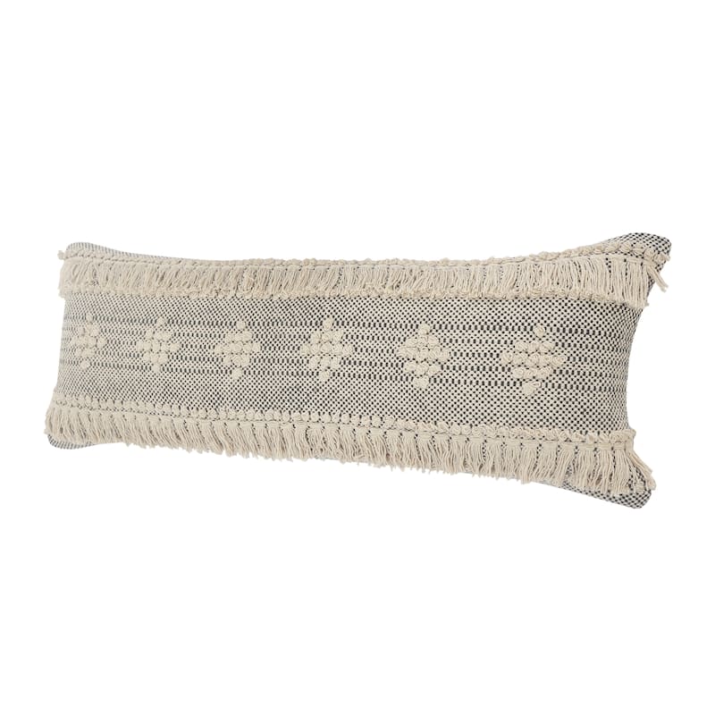 Sevita Diamond Overtufted Cotton Indoor Throw Pillow 20 inch
