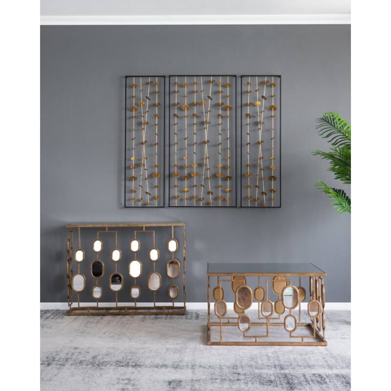 Wind Chimes Wall Arts - 14" x 46" - Set of 3