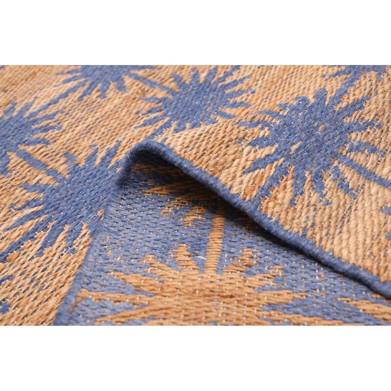 ECARPETGALLERY Flat-Weave Palas Denizli Tan Jute Kilim - 5'3 x 7'6