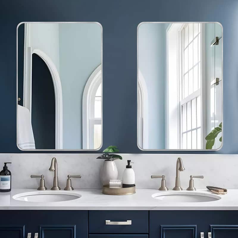 2 Pack Rectangle Vanity Mirror Wall Mirror
