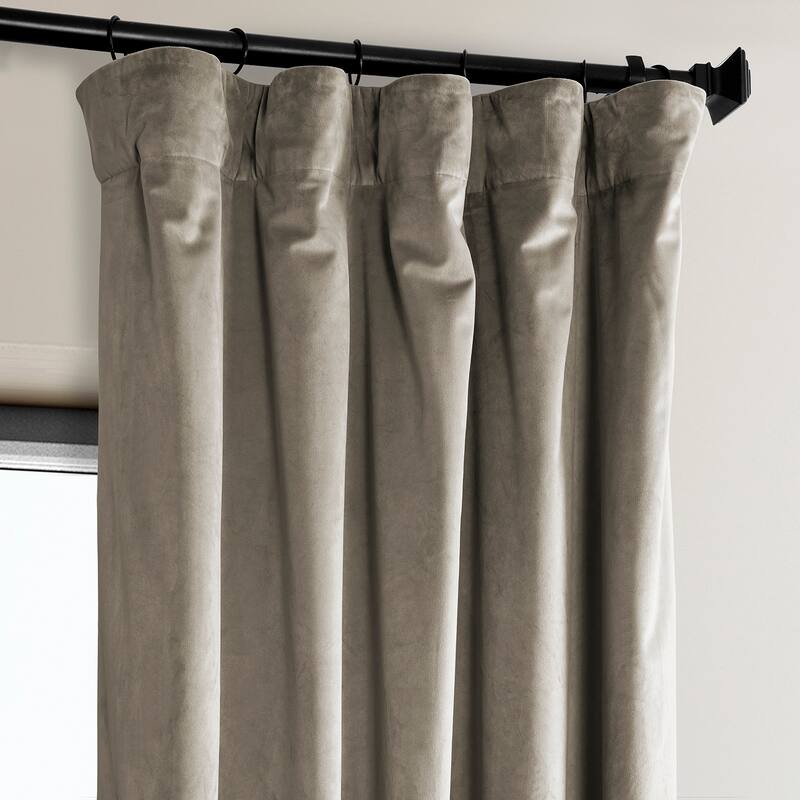 Exclusive Fabrics Heritage Plush Velvet Curtain (1 Panel)