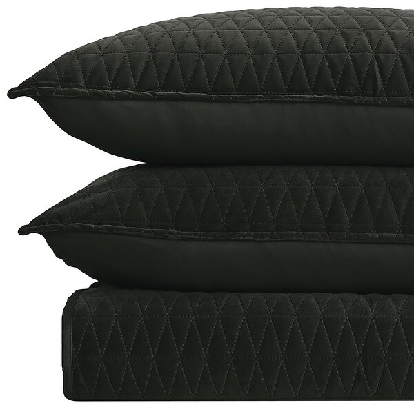 Velvet quilt best sale set by brielle