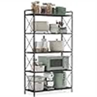 Metal Storage Rack - 12.6"D x 31.5"W x 57.3"H