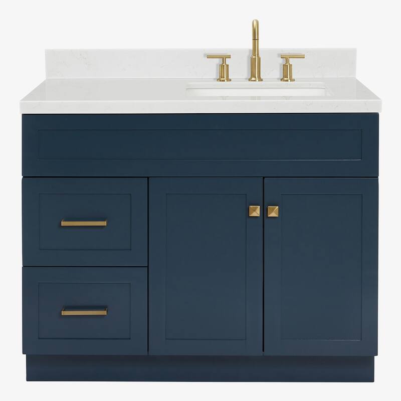 Ariel F042SRCQRVO Hamlet 42" Free Standing Single Basin Vanity Set - Midnight Blue