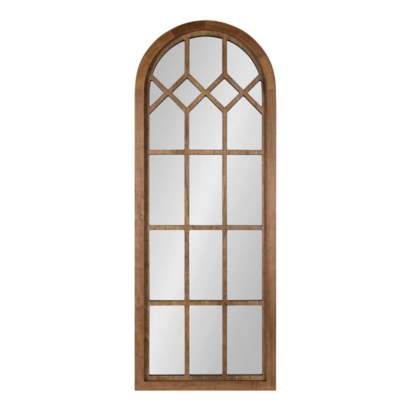 Kate and Laurel Gilcrest Windowpane Framed Mirror - 18x47