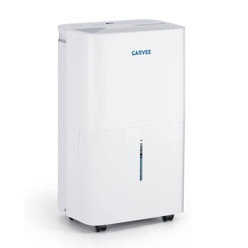50 Pints Dehumidifier with Auto Defrost, 24H Timer, Auto Shut off for Home Bedroom 5500 Sq. Ft. - White