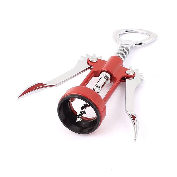 Unique Bargains Stainless Steel Red Wine Bottle Rotating Opener