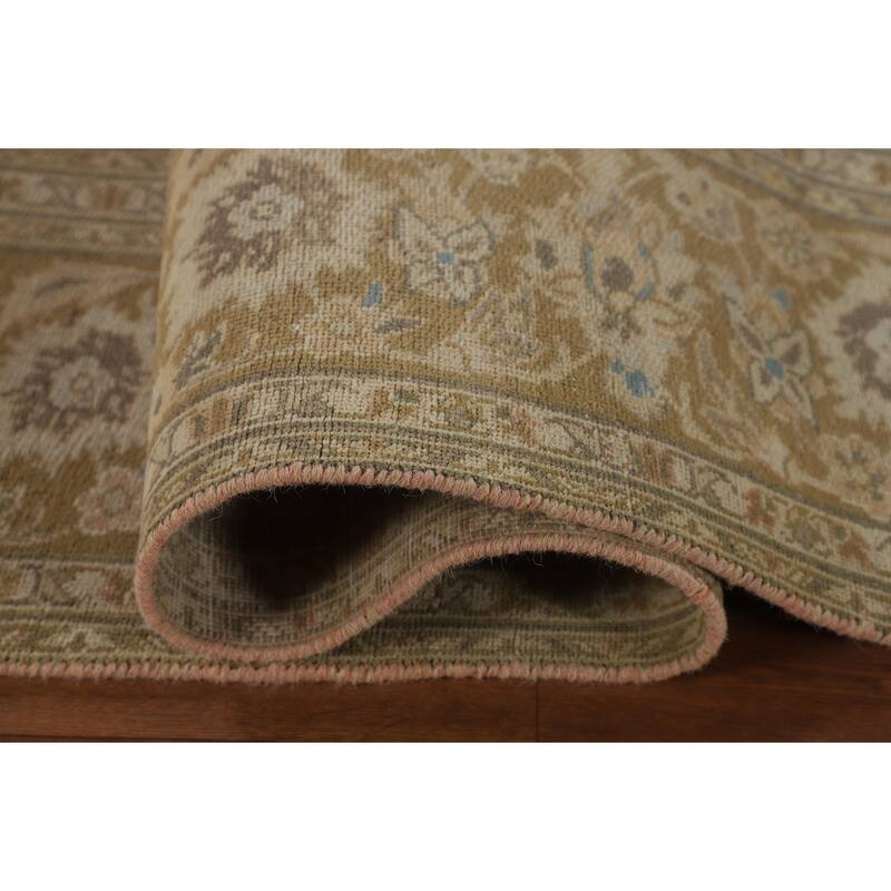 Najafabad Persian Vintage Rug Handmade Wool Carpet - 7'5"x 10'5"