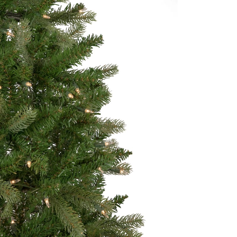 7.5' Pre-Lit Wicklow Noble Fir Artificial Christmas Tree, Clear Lights - 7.5 Foot