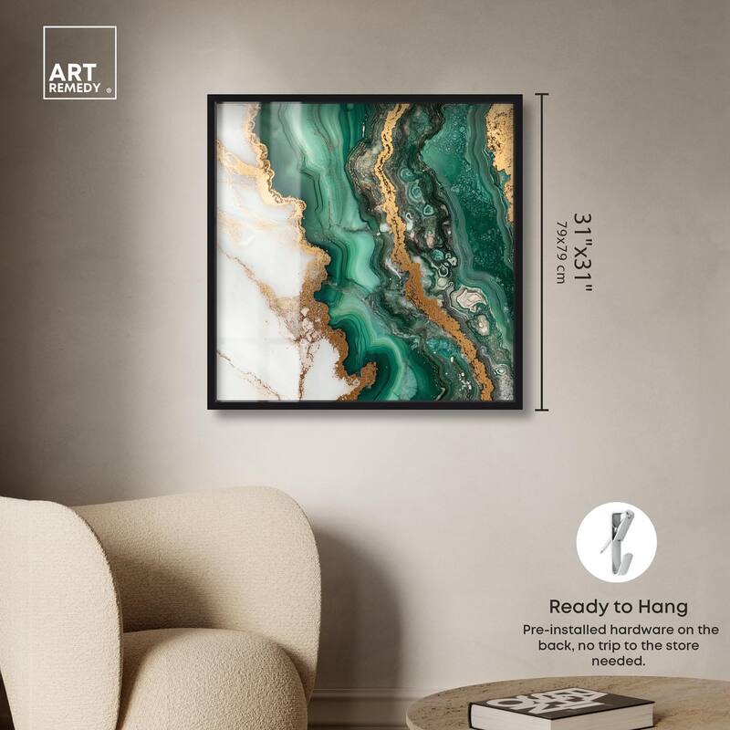 Malachite Majesty Shadowbox by Art Remedy