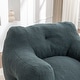 preview thumbnail 68 of 68, Bean Bag Sofa Chair with Armrests Stuffed High-Density Foam