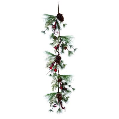 Transpac Artificial 60 in. Brown Christmas Holiday Garland