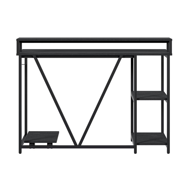Versatile Industrial Writing Desk for Enhanced Work Efficiency and Style