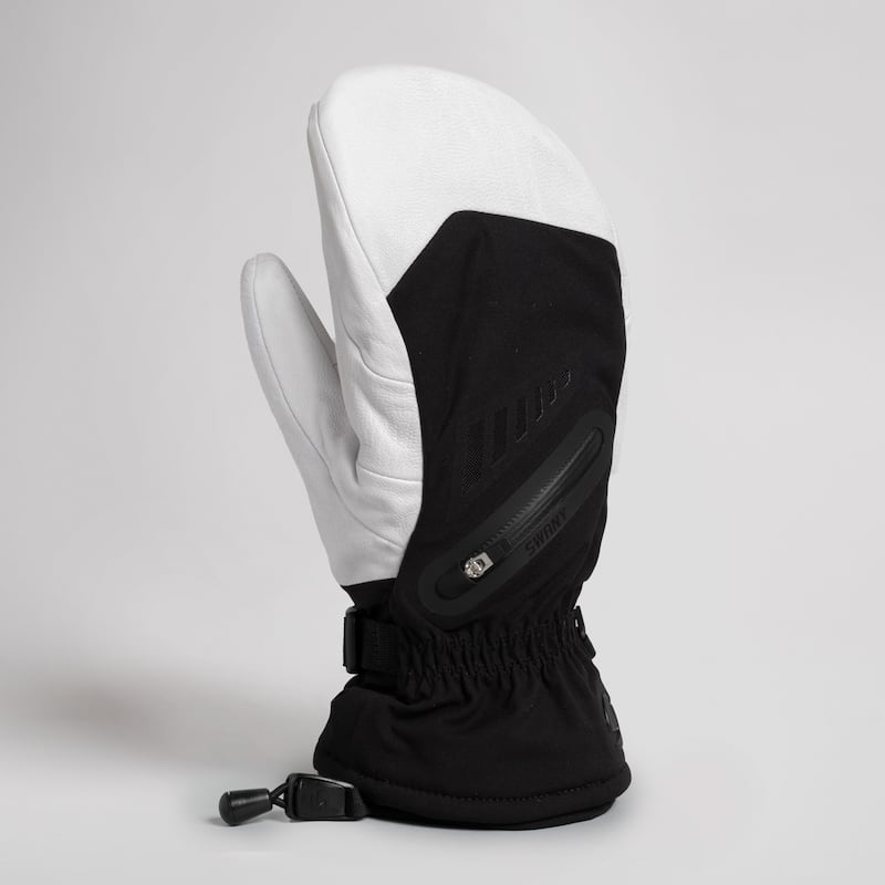 Swany Men's Lazer Mitt - Black/Silver/White - S