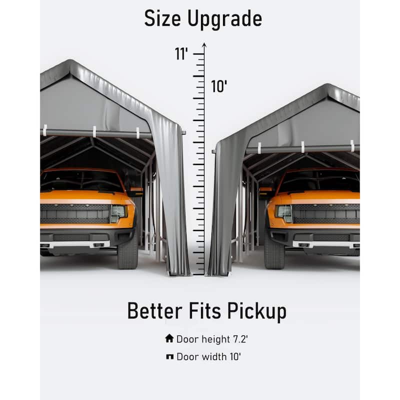 Carport 10'x20' 13'x20' Heavy Duty Portable Garage