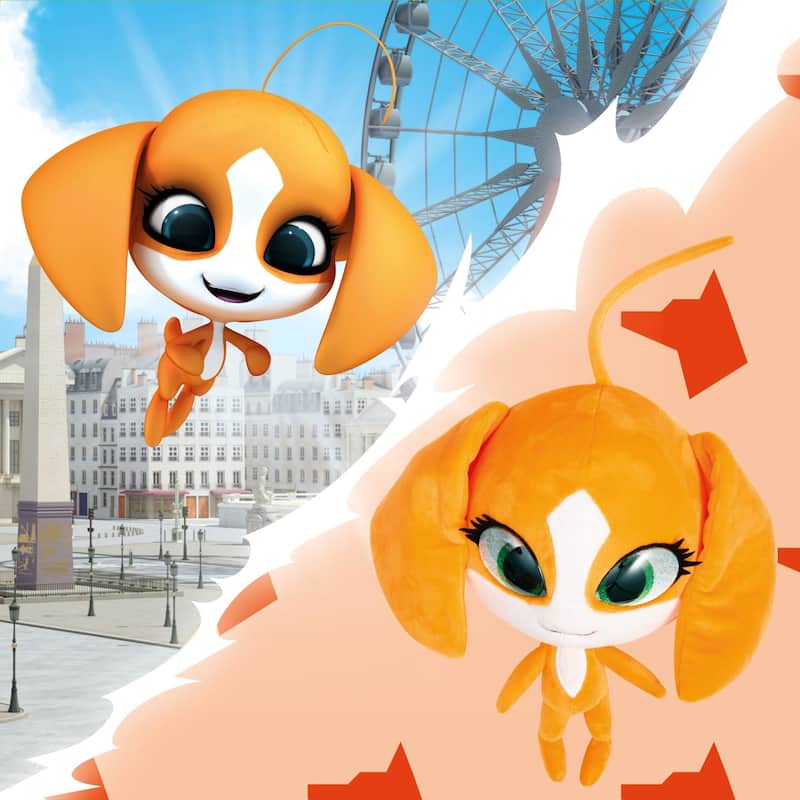 Miraculous Ladybug Plush & Keychain (Barkk) - Barkk