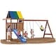 preview thumbnail 3 of 11, Swing-N-Slide Wrangler Deluxe Swing Set Hardware Kit with 2-Piece Summit Slide (Lumber Not Included)