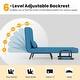 preview thumbnail 7 of 17, Costway Folding 5 Position Convertible Sleeper Bed Armchair Lounge