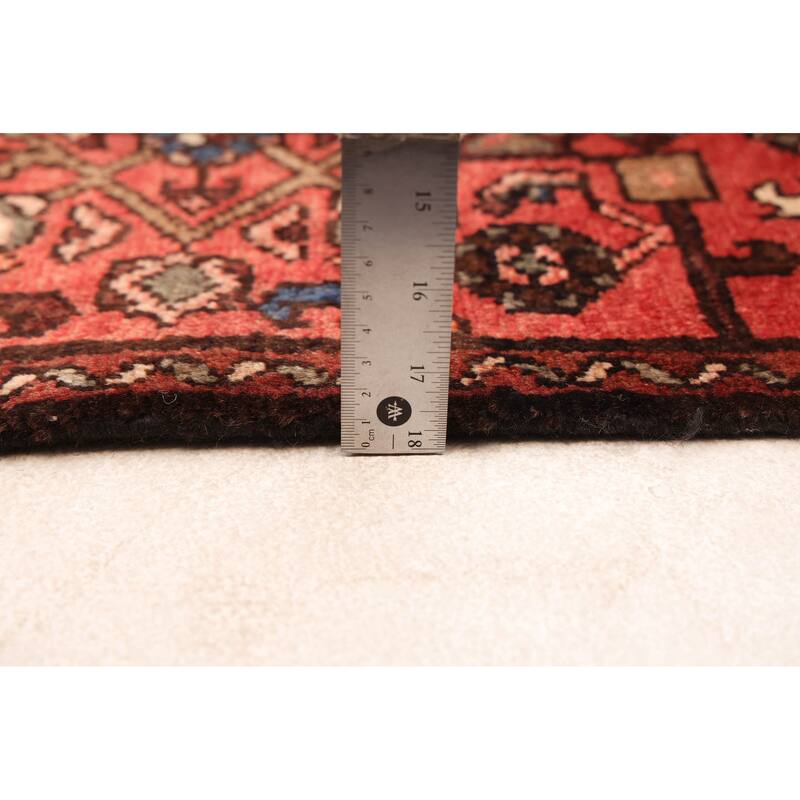 ECARPETGALLERY Hand-knotted Andelz Red Wool Rug - 2'9 x 9'7